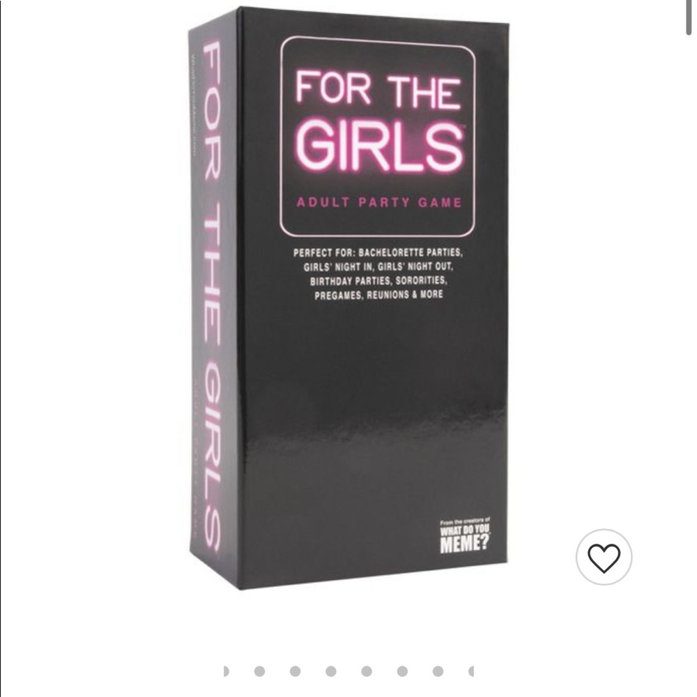 For the girls party game